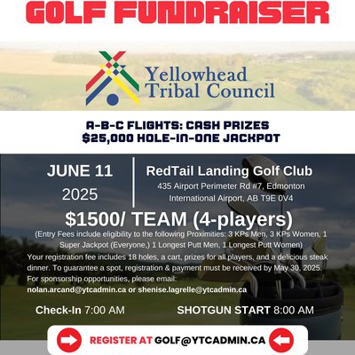 YTC Golf Fundraiser on June 11, 2025